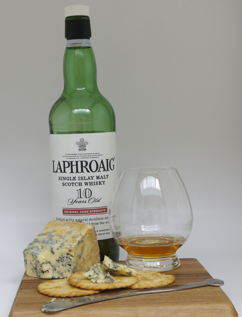 Laphroaig whisky and stilton cheese pairing