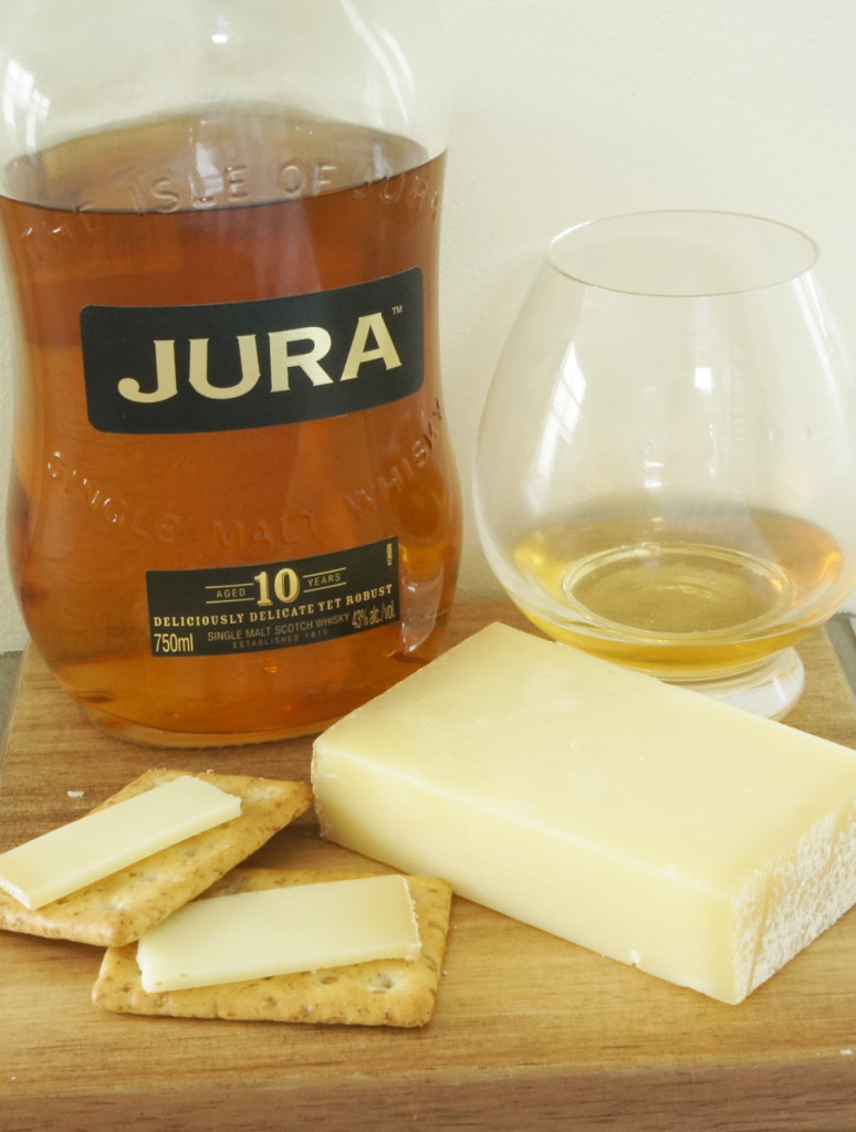 Jura 10 yo Origin whisky and Comté Cheese pairing