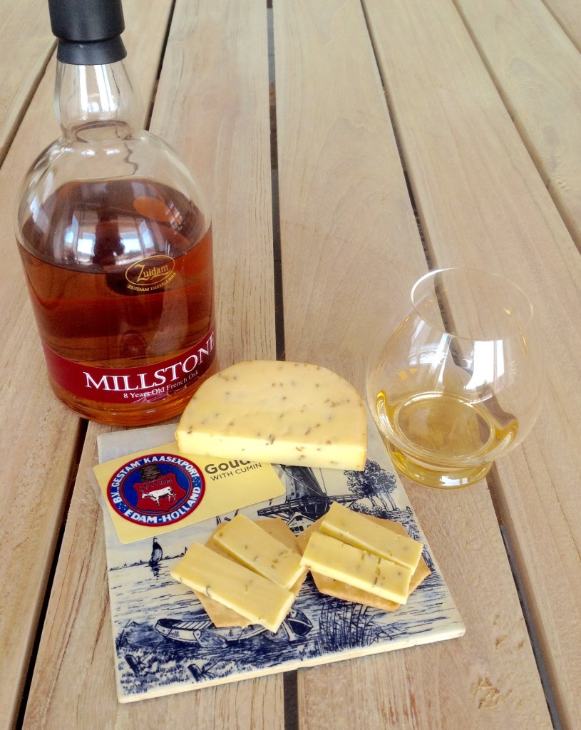 Millstone French Oak Whisky & Gouda cheese with Cumin Pairing Whisky and Gouda