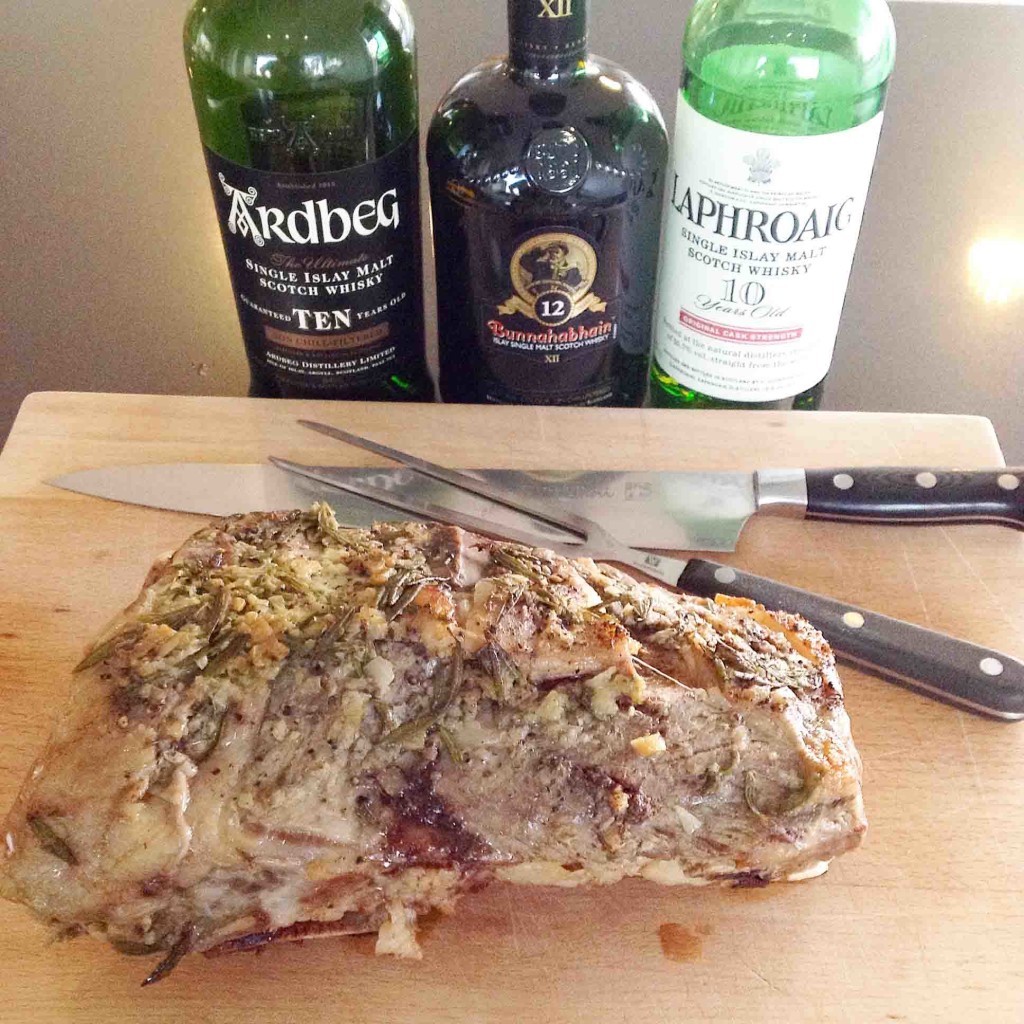 Islay whisky and lamb Jeannette's garlic rosemary lamb recipe