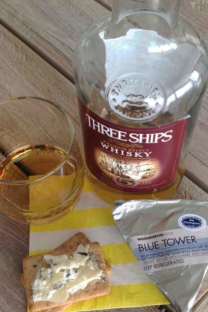 blue tower cheese Three Ships 5yo whisky cheese pairing