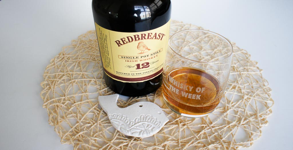 Redbreast 12 yo Irish whiskey with glass