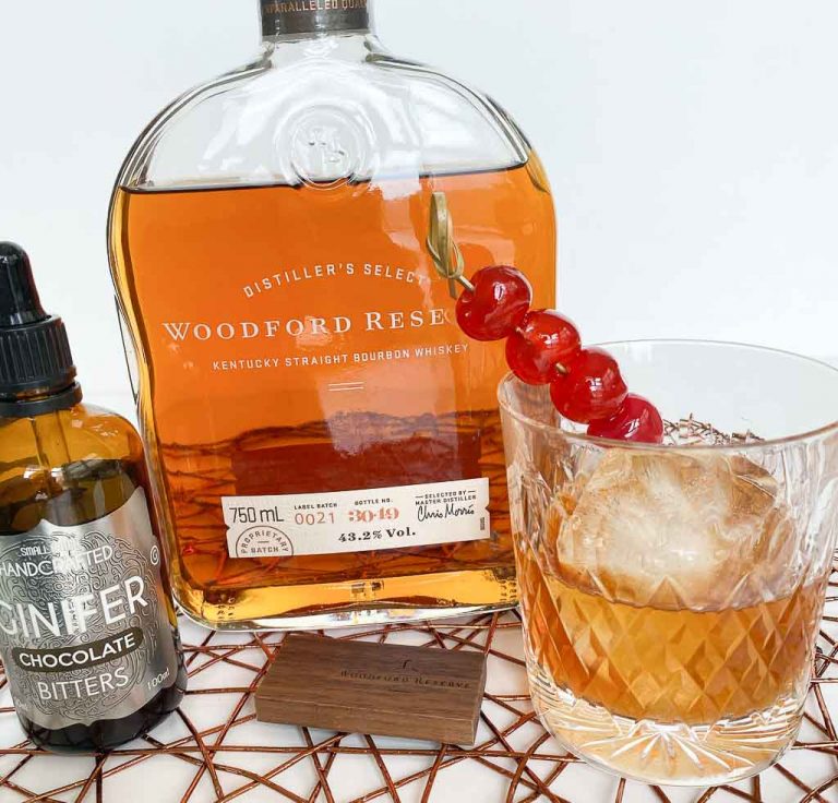 Old Fashioned Cocktail with Woodford Reserve Bourbon