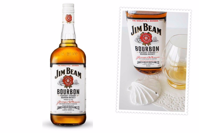 C002 Sticky Back Genuine Bourbon Since 1795 JIM BEAM Advertising Patch 