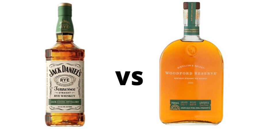 Woodford Reserve Rye vs Jack Daniel’s Rye Whiskey