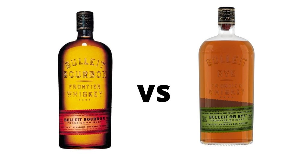 Bulleit Bourbon vs Bulleit Rye Whiskey