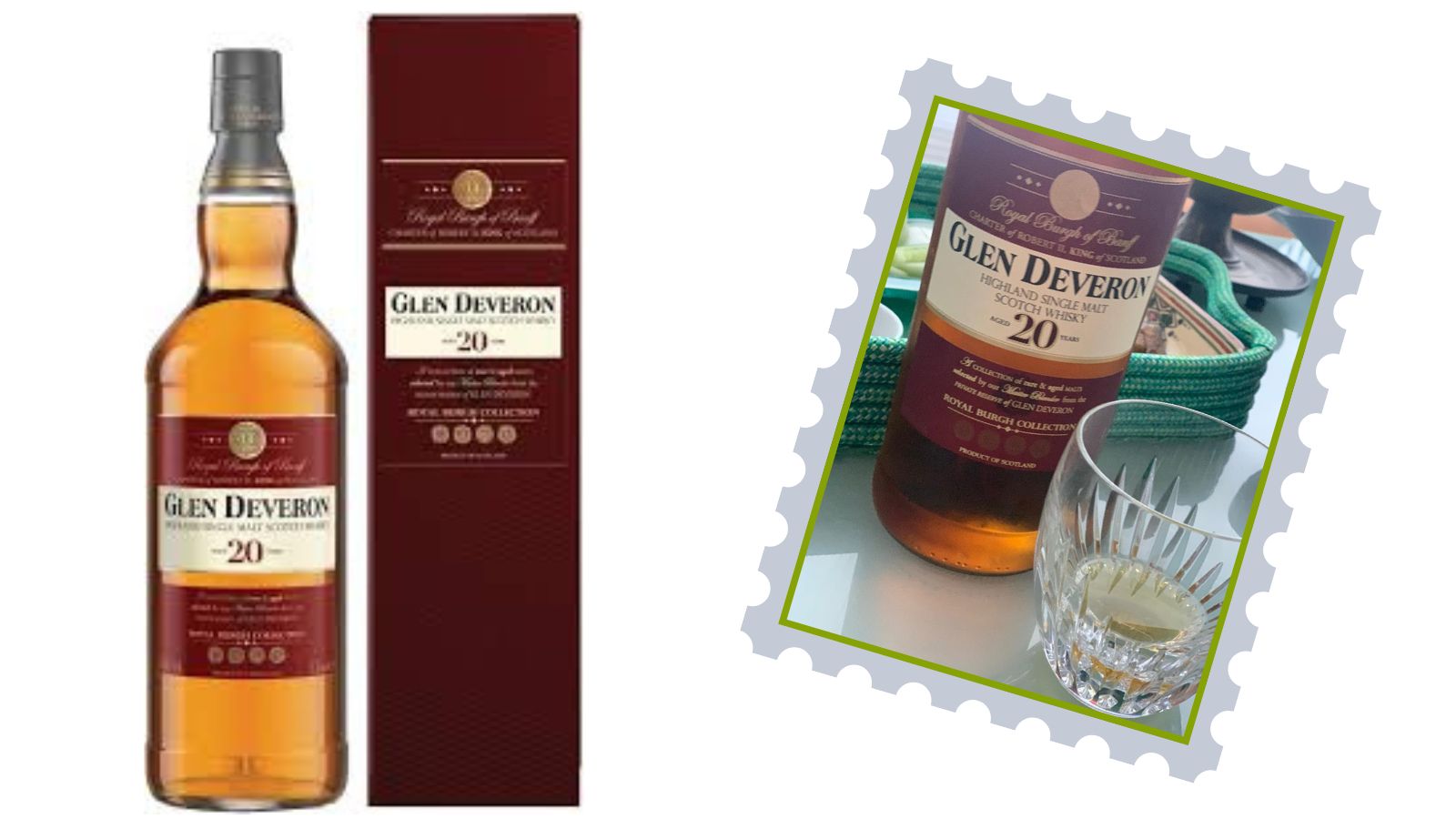 Review and tasting notes for the Glen Deveron 20 year old single malt HIGHLAND SCOTCH whisky