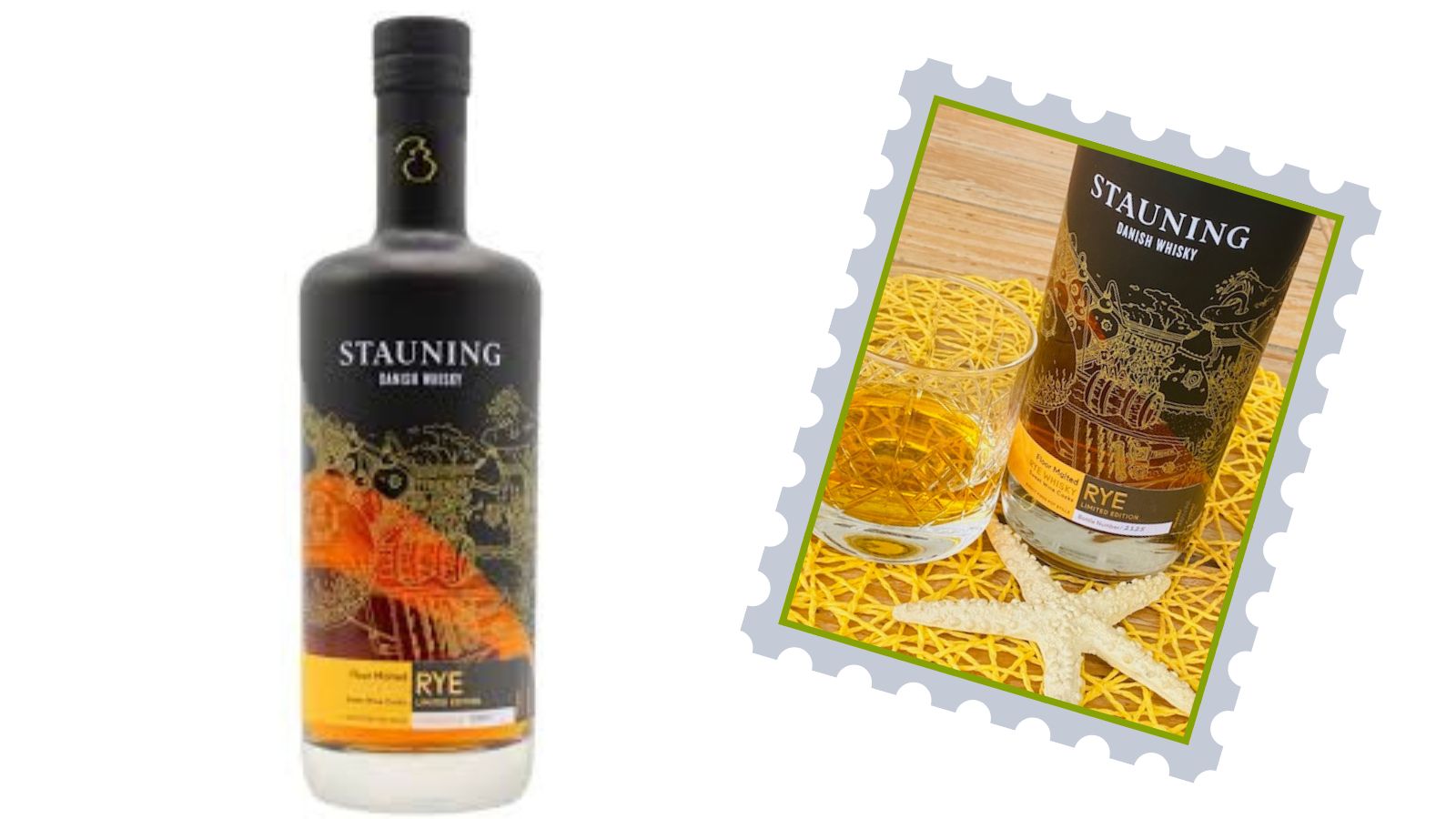 Staining rye whisky sweet wine cask limited edition