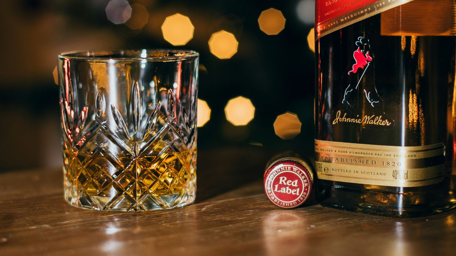 Johnnie Walker red label blended scotch whisky