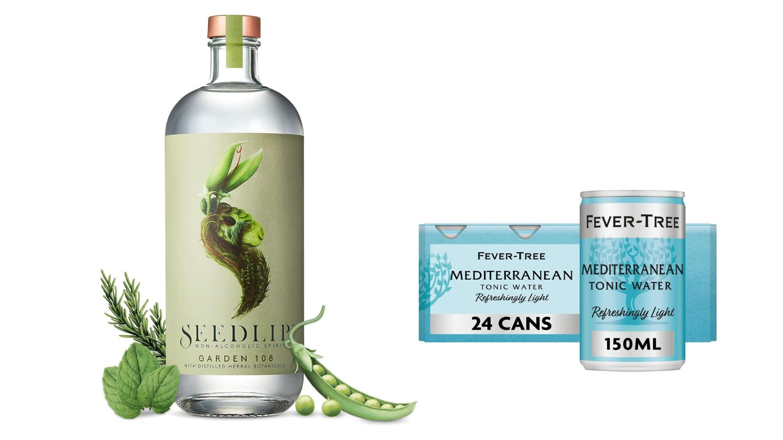 Best Alcohol Free Spirits seedlip garden 108