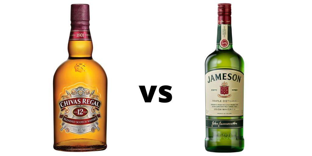 Chivas regal 12 vs Jameson Irish whiskey