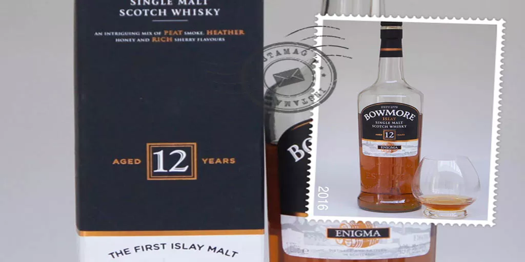 Review and tasting notes Bowmore 12 yo Enigma single malt whisky