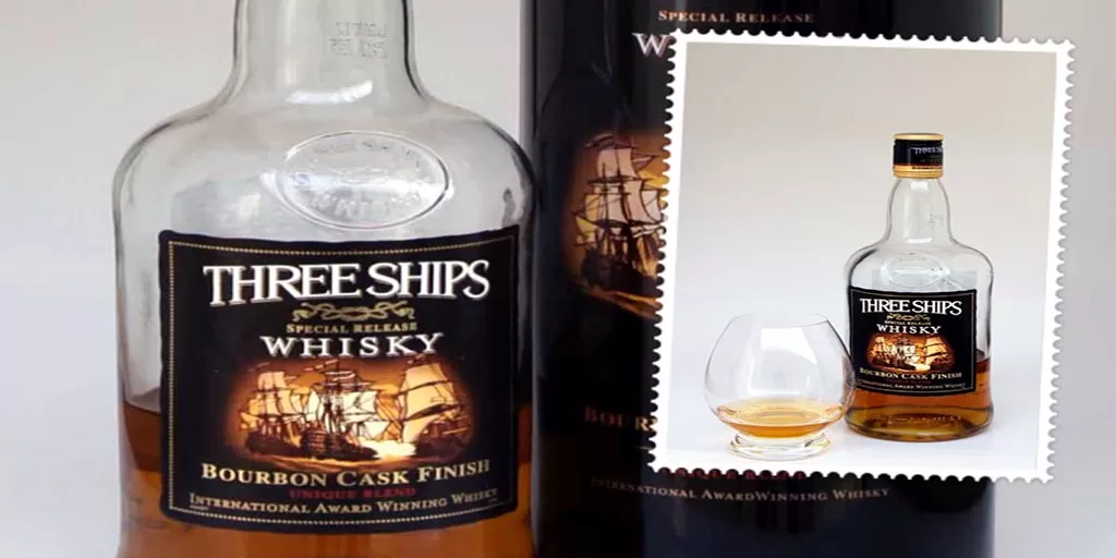 Review and tasting notes Three Ships Bourbon Cask blended whisky