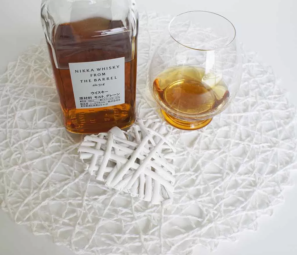 Review and tasting notes Nikka from the barrel whisky with glass