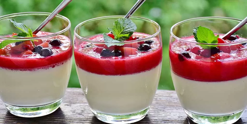 Coconut Panna Cotta with Malibu Rum Liqueur header