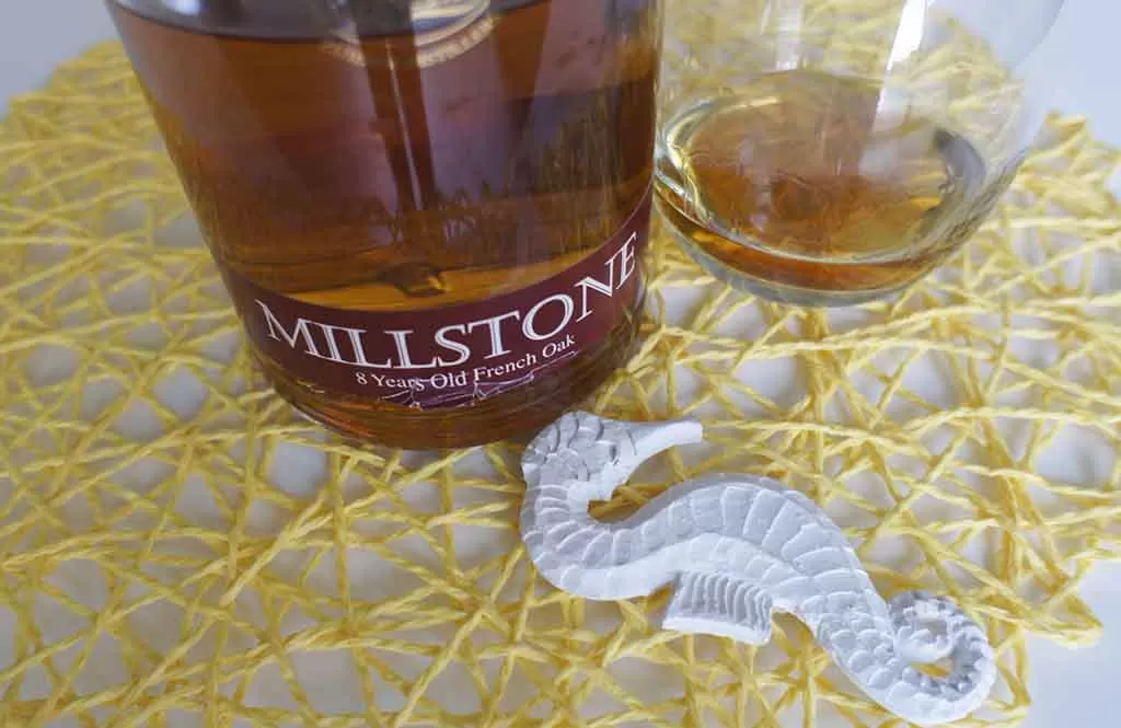 Millstone 8 yo French Oak Cask with glass b