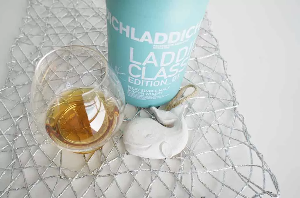 Review and tasting notes Bruichladdich Laddie Classic Edition_01 single malt whisky with glass