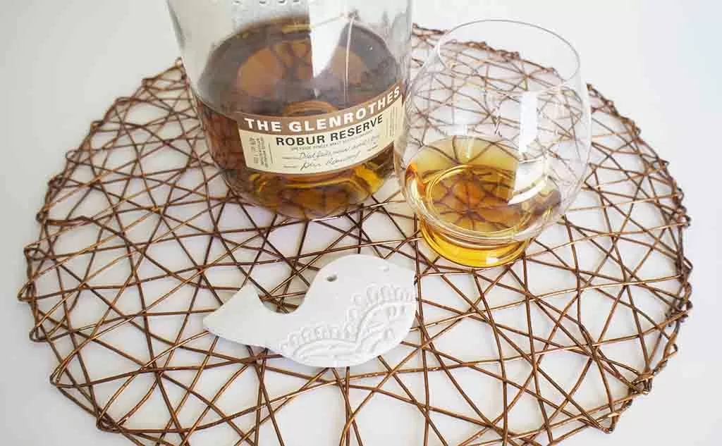 Review and tasting notes The Glenrothes Robur Reserve single malt whisky with glass