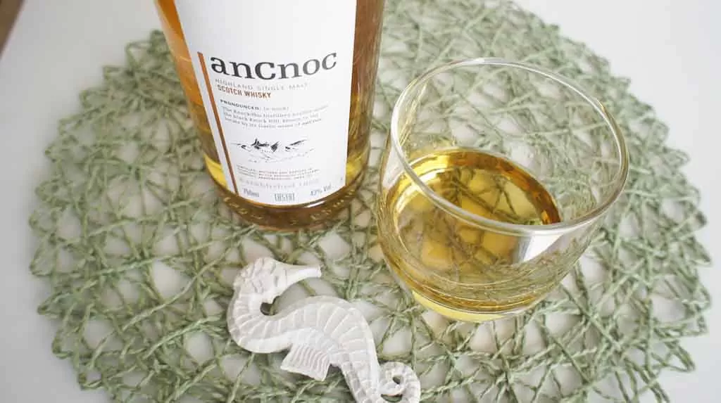 anCnoc 12 yo whisky with glass top 5 single malts under R500