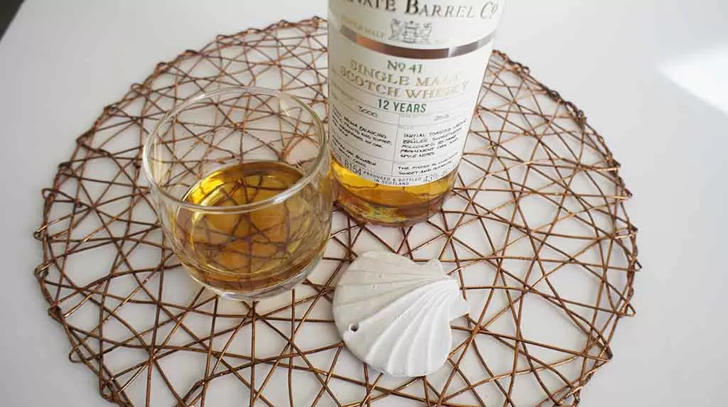 Review and tasting notes Checkers Private Barrel Co No 41 Single Malt whisky with glass