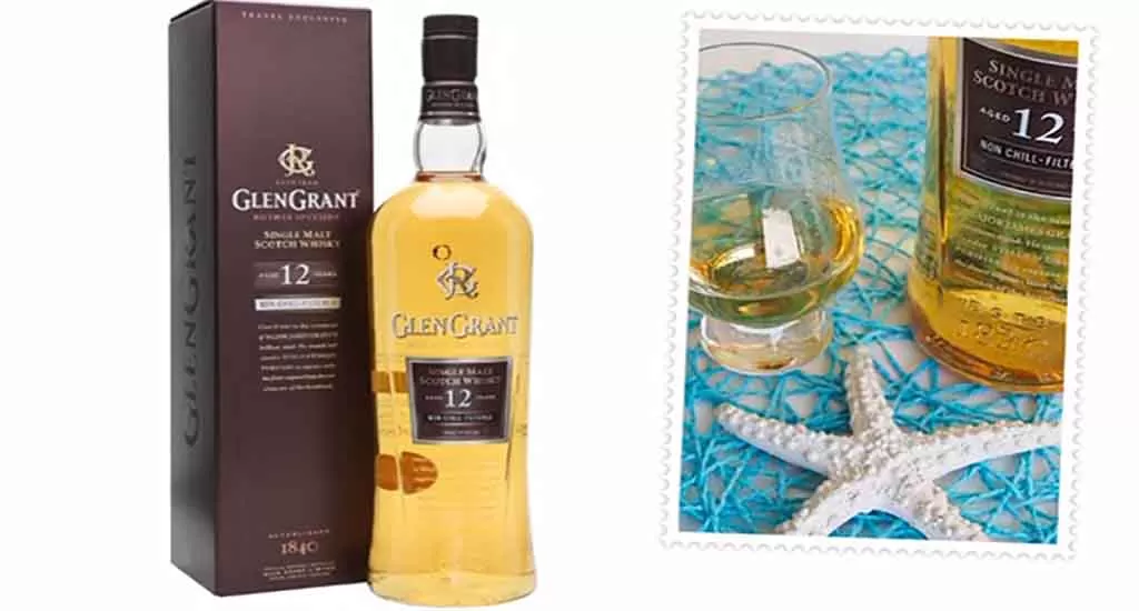 Review and tasting notes Glen Grant 12 yo non chill filtered whisky
