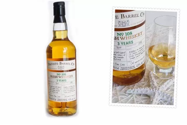 Review and tasting notes Private Barrel Co No 108 3 yo Irish whiskey