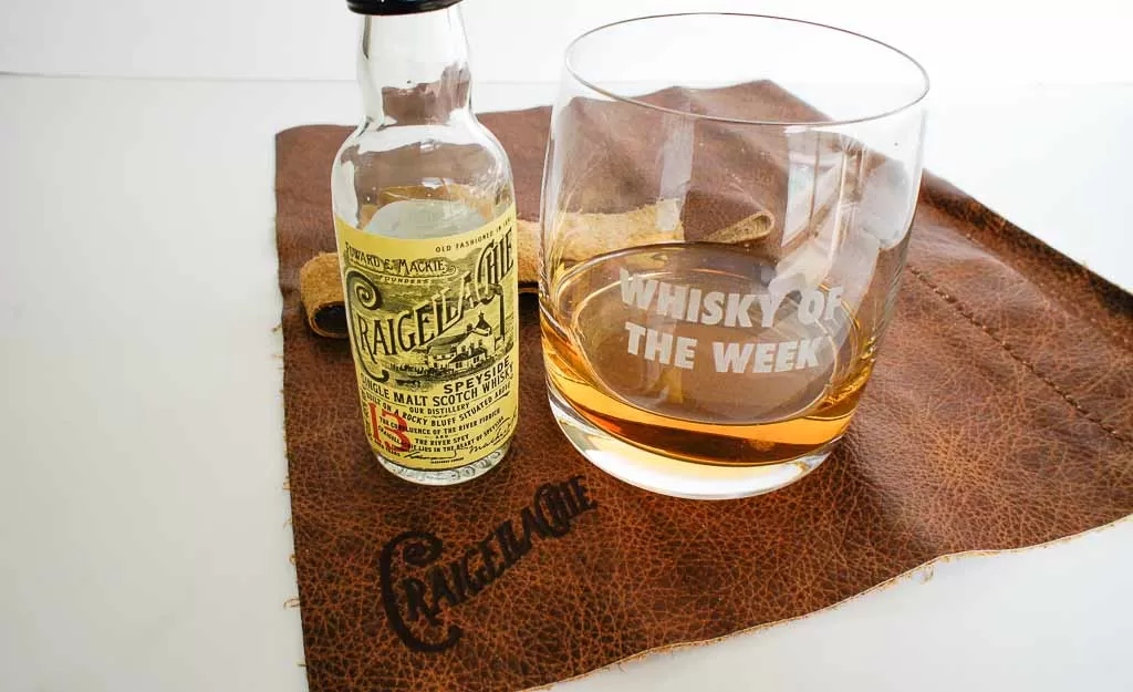 Cragellachie 13 yo whisky with glass