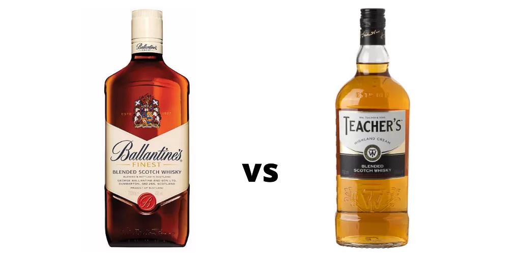 Ballantine’s Finest vs Teachers Highland Cream whisky Comparison