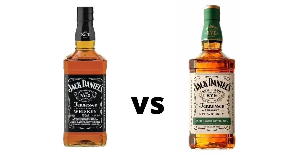 Jack Daniel’s Rye vs Old No 7 comparison