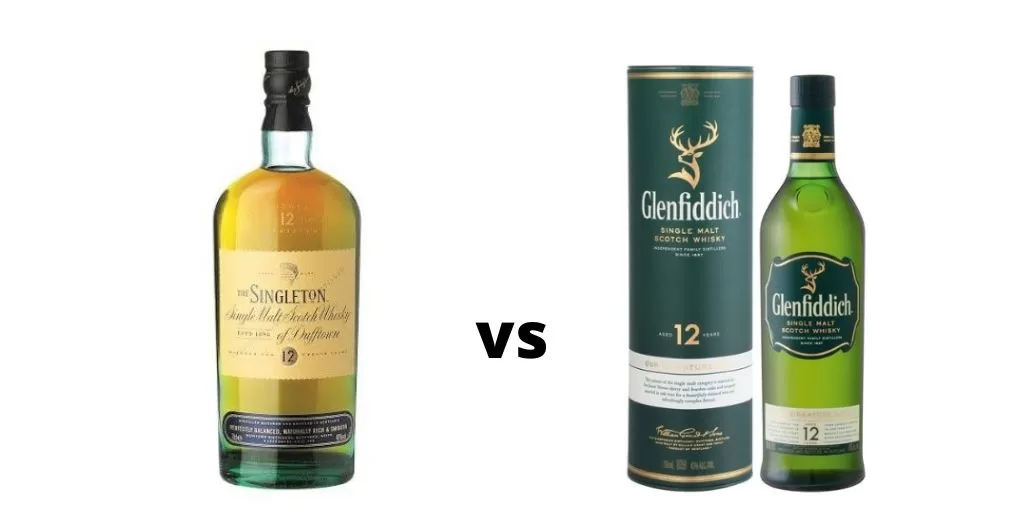 Singleton 12 vs Glenfiddich 12 yo Single Malt Whisky Comparison