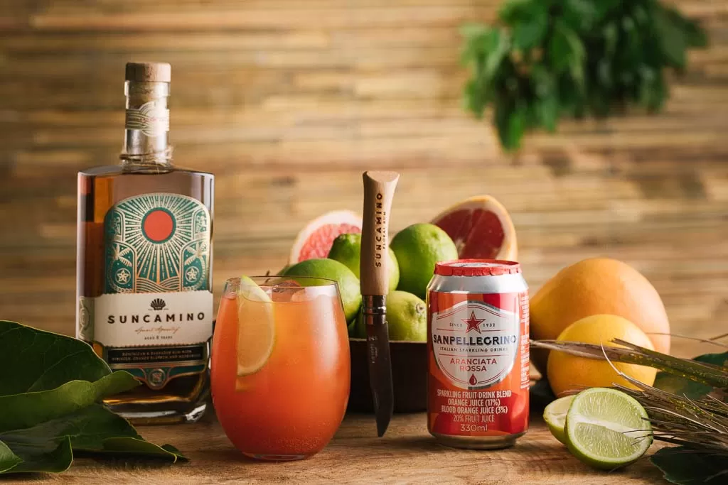 Suncamino floral infused rum header