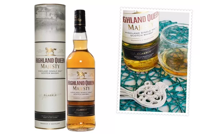 Highland Queen Majesty Scotch Whisky header