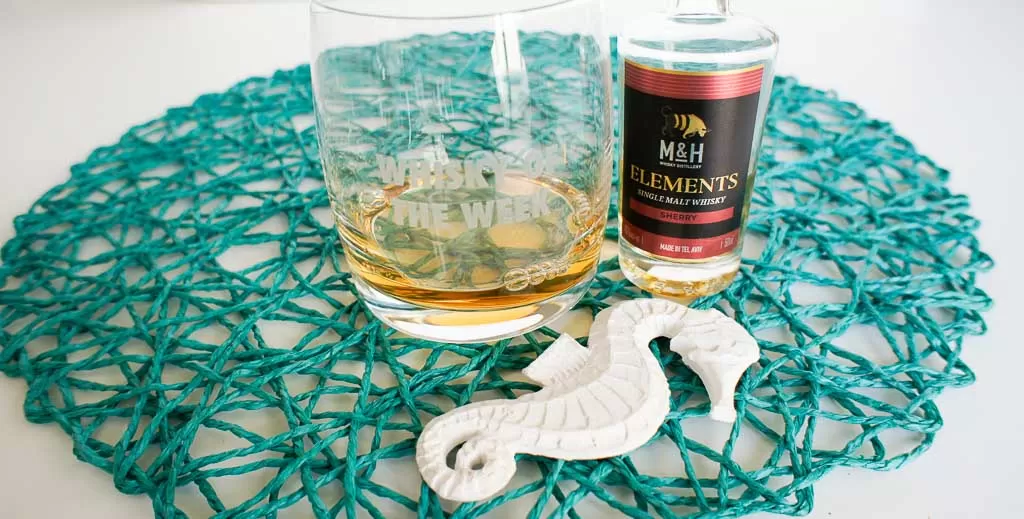 Milk & Honey Elements Sherry Cask Whisky with glass