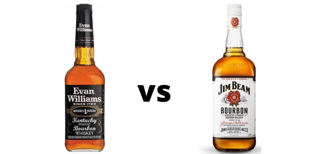 Evan Williams vs Jim Beam Bourbon Whiskey Comparison