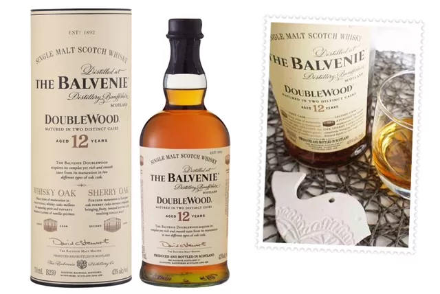 Balvenie Doublewood 12 year old single malt scotch Whisky