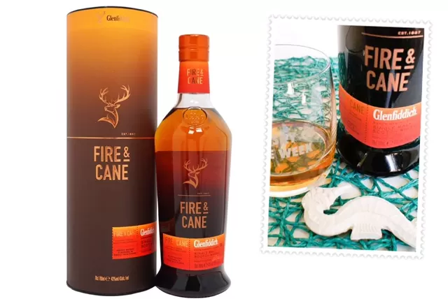 Glenfiddich fire and cane whisky header