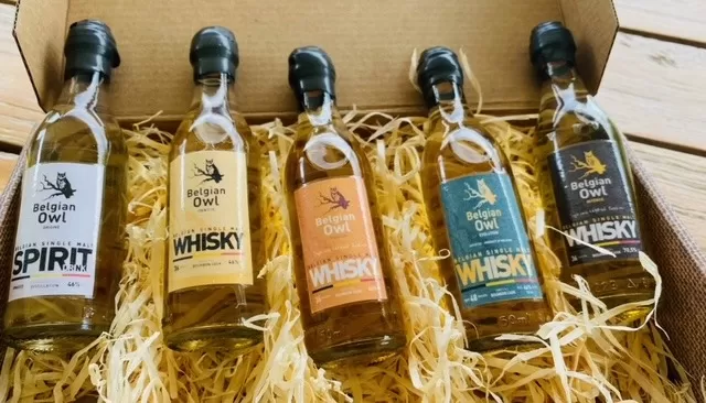 Belgian Owl Whisky samples