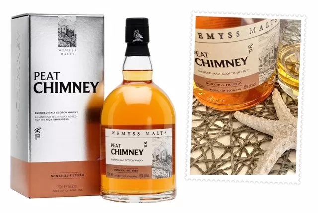 Wemyss Peat Chimney whisky header