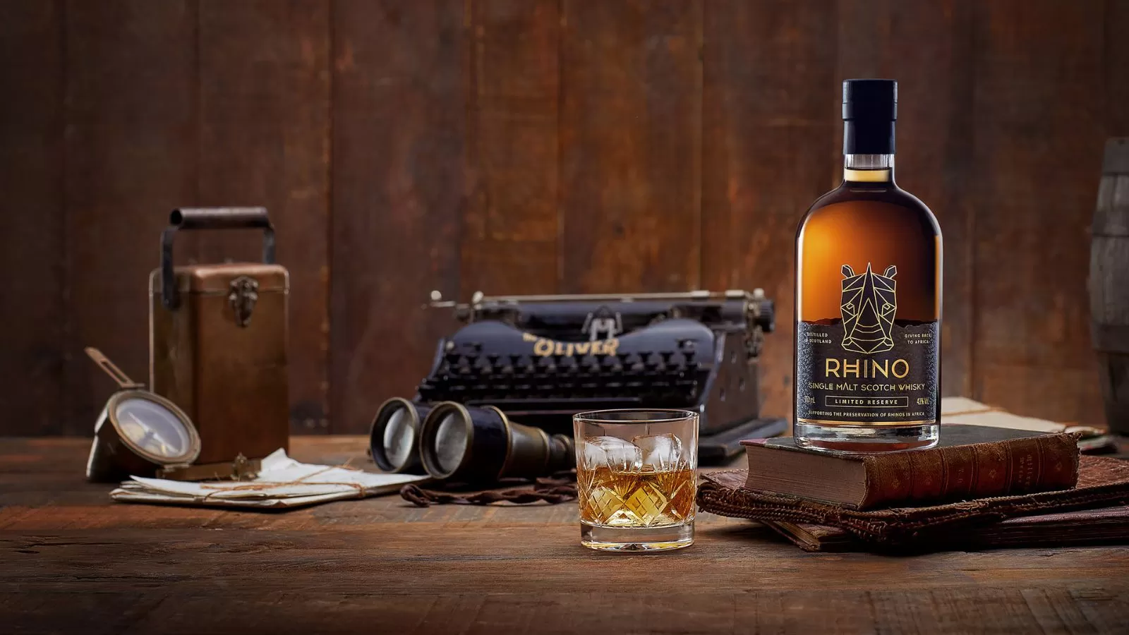 Rhino whisky Pr shot
