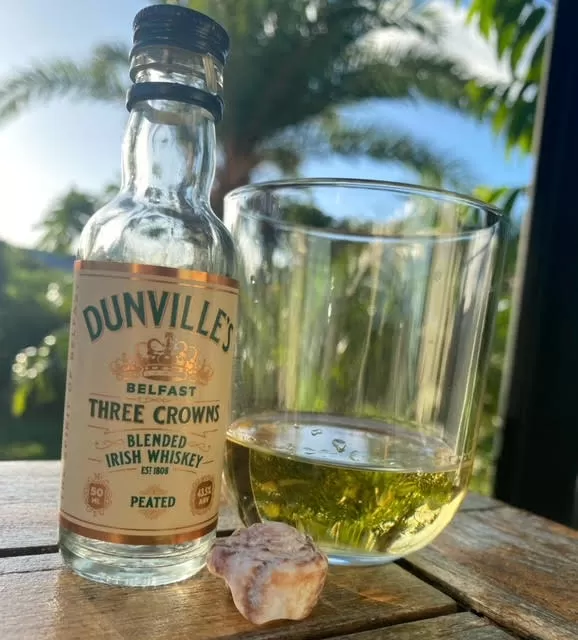 Dunville's three Crowns peated whiskey