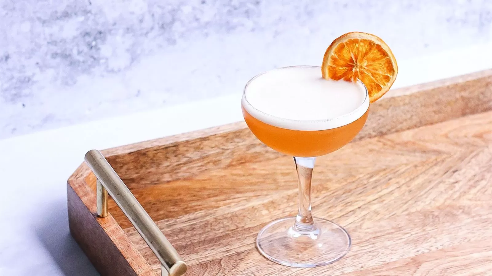 Whiskey sour cocktail header