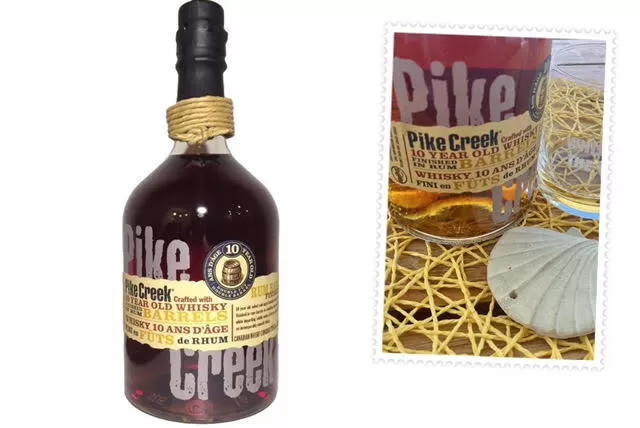 bottle of Pike Creek 10 yo whisky