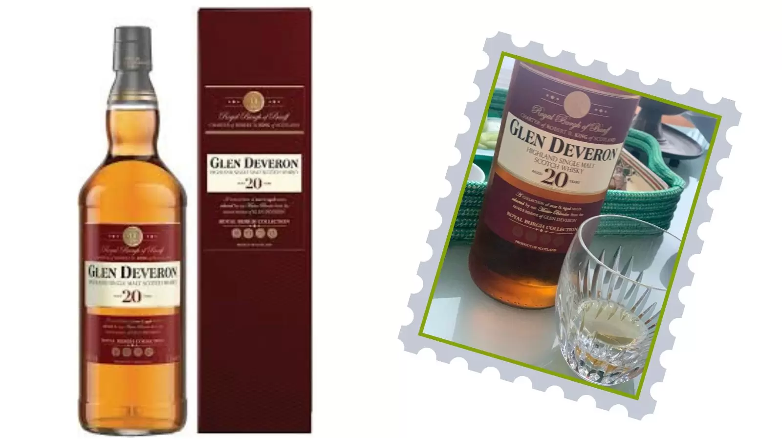 Review and tasting notes for the Glen Deveron 20 year old single malt HIGHLAND SCOTCH whisky