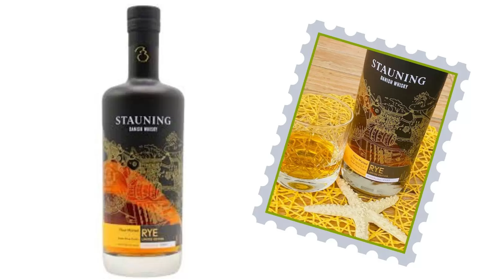 Staining rye whisky sweet wine cask limited edition