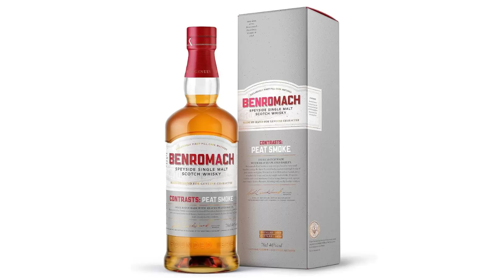 Benromach peat smoke speyside whisky