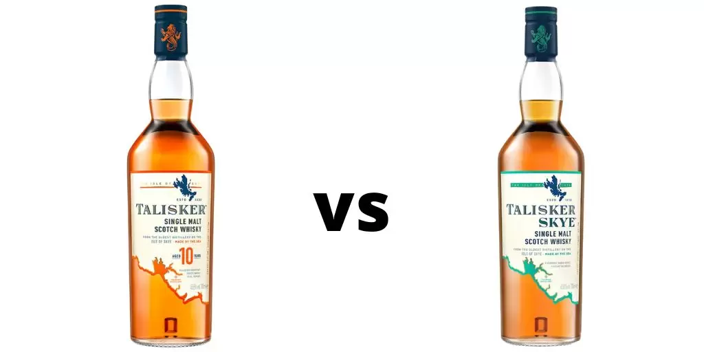talisker 10 vs skye single malt Scotch whisky comparison