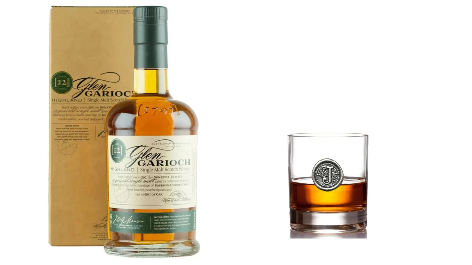 Glen Garioch 12 yo with glass Best highland whisky